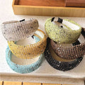 Woven wide headband - DippedShop Wholesale - #0387