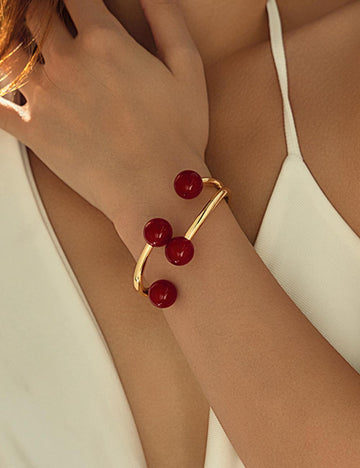 Vintage Bead Cuff Bracelet - DippedShop Wholesale - #4627