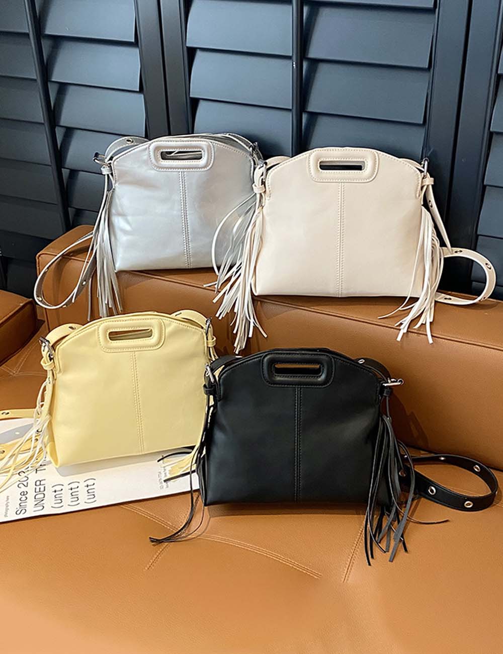 Tassel Square Crossbody Bag - DippedShop Wholesale - #0243