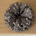 Pearl Plush Elastic Scrunchie - DippedShop Wholesale - #9827