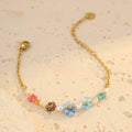 Elegant Gold Plated Daisy Link - DippedShop Wholesale - #3427