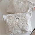 Flower Embroidered Cosmetic Bag - DippedShop Wholesale - #7907