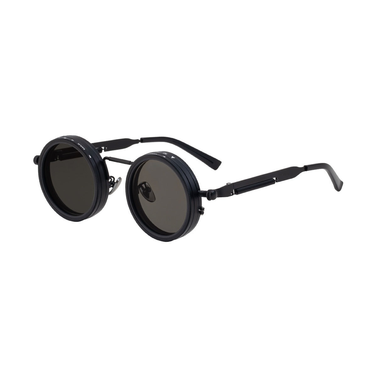 Metal Round Polarized Sunglasses - DippedShop Wholesale - #4131