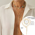 Layered Cross Pendant Necklace - DippedShop Wholesale - #8963