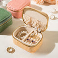 Stylish Large Capacity Solid Color Jewelry Case 8CW6BOB354L