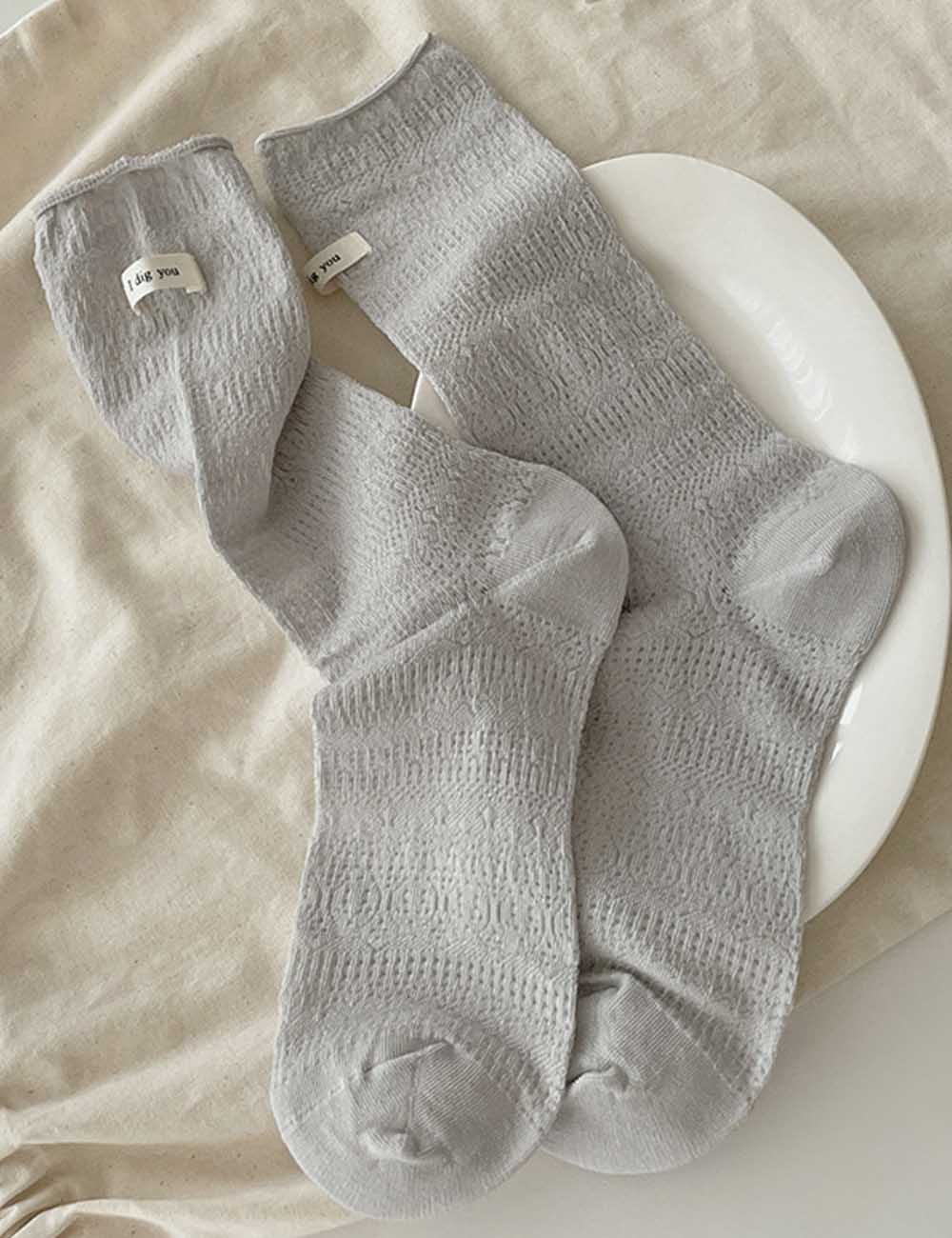 Minimalist Solid Crew Socks - DippedShop Wholesale - #8211