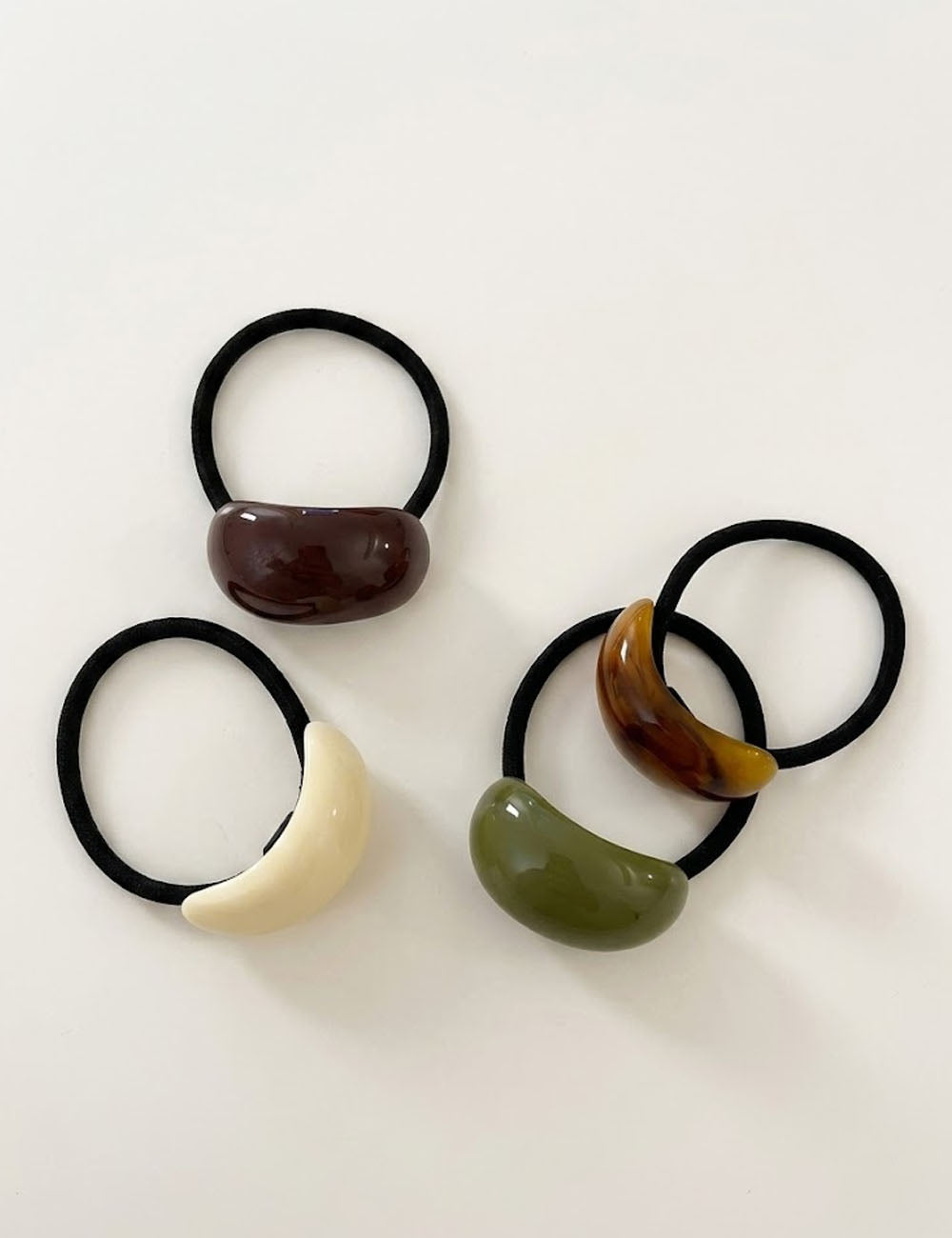 Acrylic Elastic Hair Tie - DippedShop Wholesale - #0163