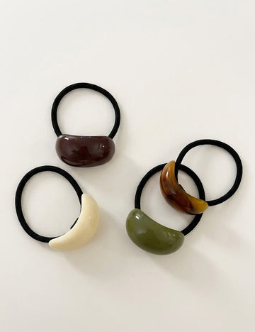 Acrylic Elastic Hair Tie - DippedShop Wholesale - #0163