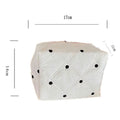 Polka Dot Quilted Makeup Bag - DippedShop Wholesale - #2627