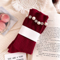 Rhinestone Pearl Socks - DippedShop Wholesale - #3907