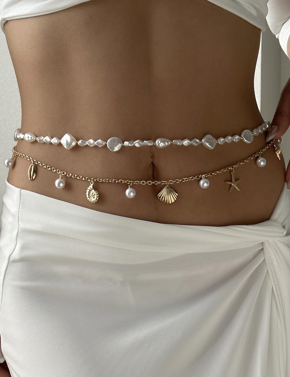Fashion Double Layered Starifi - DippedShop Wholesale - #2387