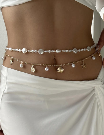 Fashion Double Layered Starifi - DippedShop Wholesale - #2387