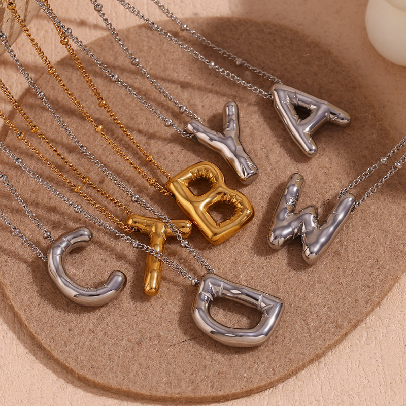 2+ Simple Cute Letter Classic Pendant Neckalces DPJN2916