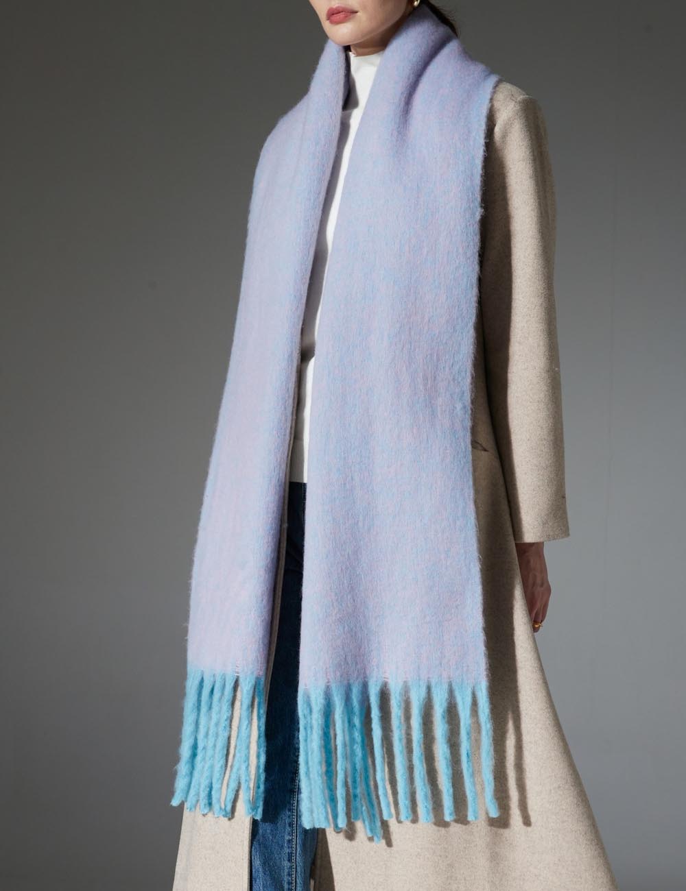 Winter Soft Long Shawl Tassel Warm Scarf DP25G573