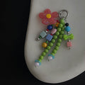 Flower Beaded Tassel Charm - DippedShop Wholesale - #1475