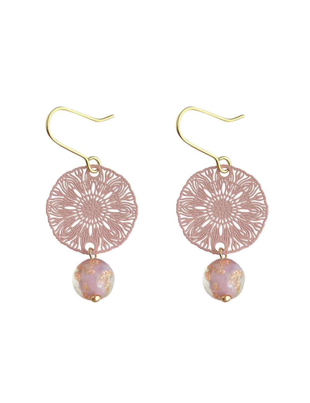 Ethnic Enamel Earrings - DippedShop Wholesale - #4835
