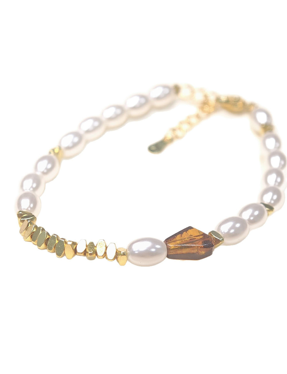 Pearl Natural Stone Bracelet - DippedShop Wholesale - #0003