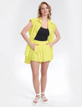 Solid Color Shirt Shorts Set - DippedShop Wholesale - #0259