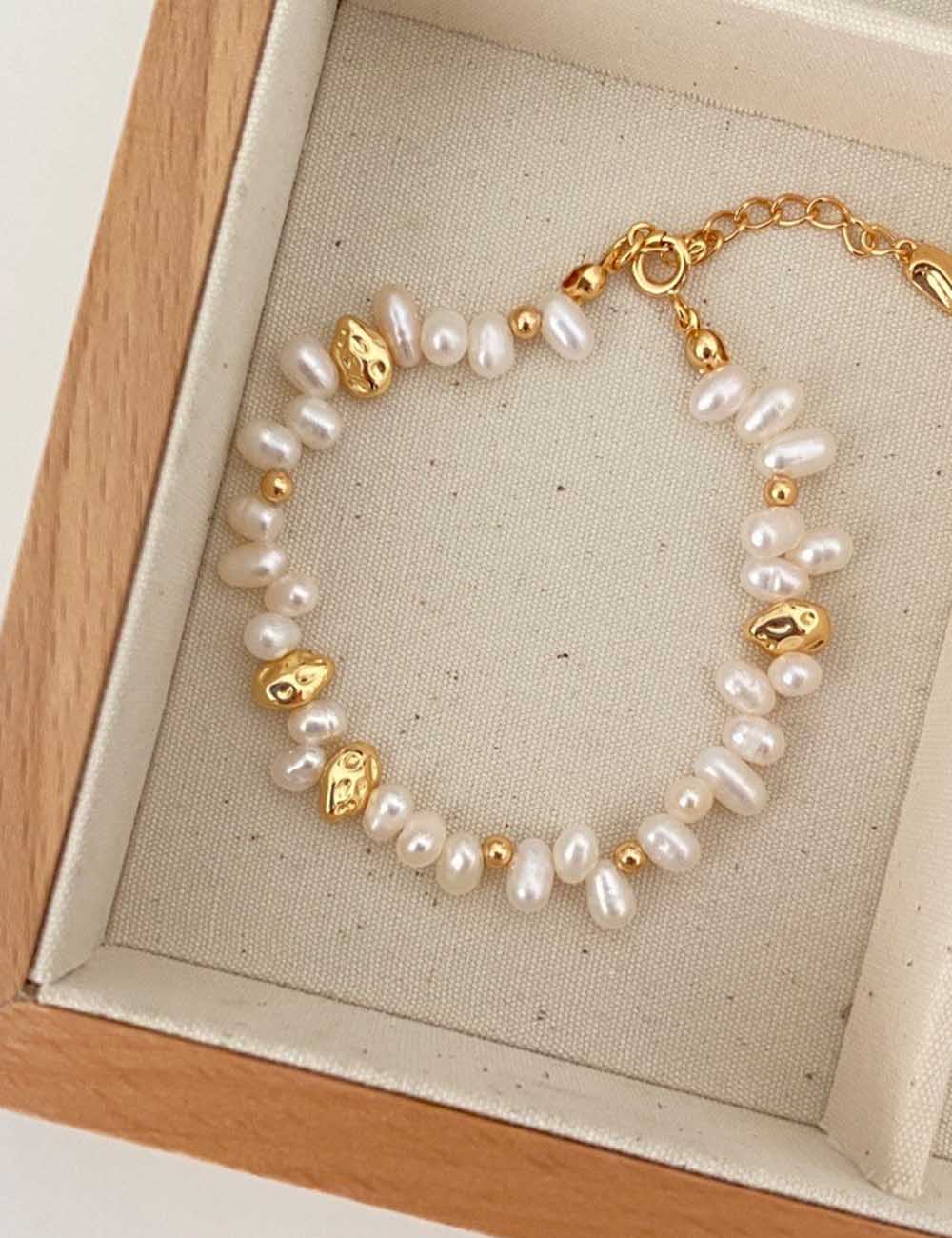 Minimalist Pearl Beaded Bracelet - DippedShop Wholesale - #8211