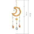Handcrafted Moon Crystal Suncatcher - DippedShop Wholesale - #8579
