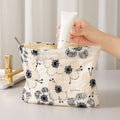 Retro Flower Cosmetic Bag - DippedShop Wholesale - #1395