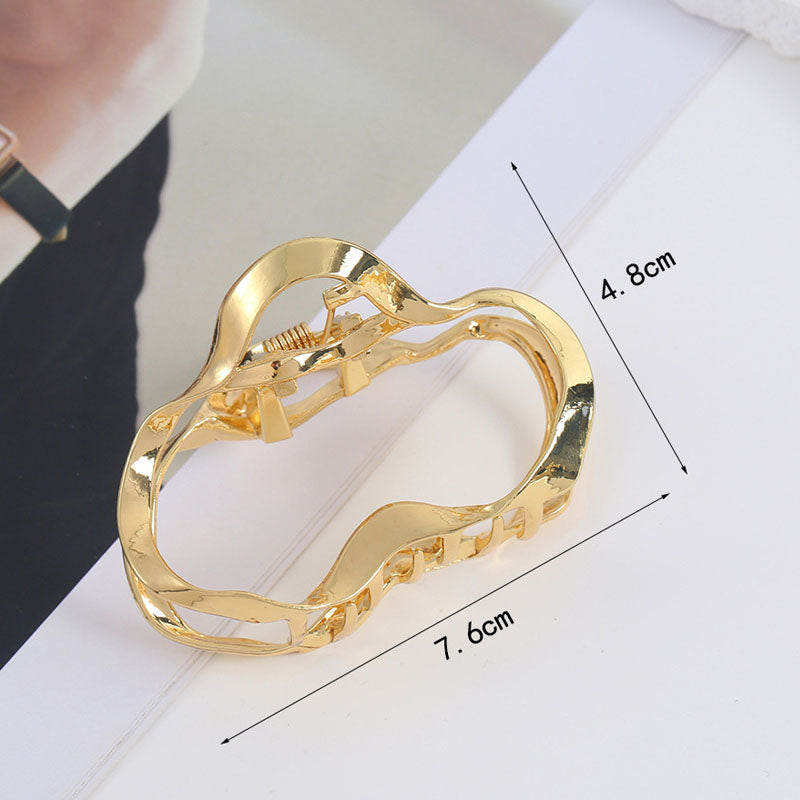Minimalist Gold Plated Cloud Hair Claw MK2MBEP6W6HCP382