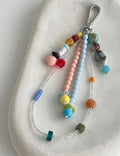 Colorful Bead Tassel Keychain - DippedShop Wholesale - #3523