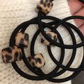 Leopard Print Hair Tie - DippedShop Wholesale - #4387