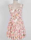 Floral Midi Corset Dress - DippedShop Wholesale - #5699