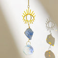 Natural Stone Crystal Ball Suncatcher - DippedShop Wholesale - #2371