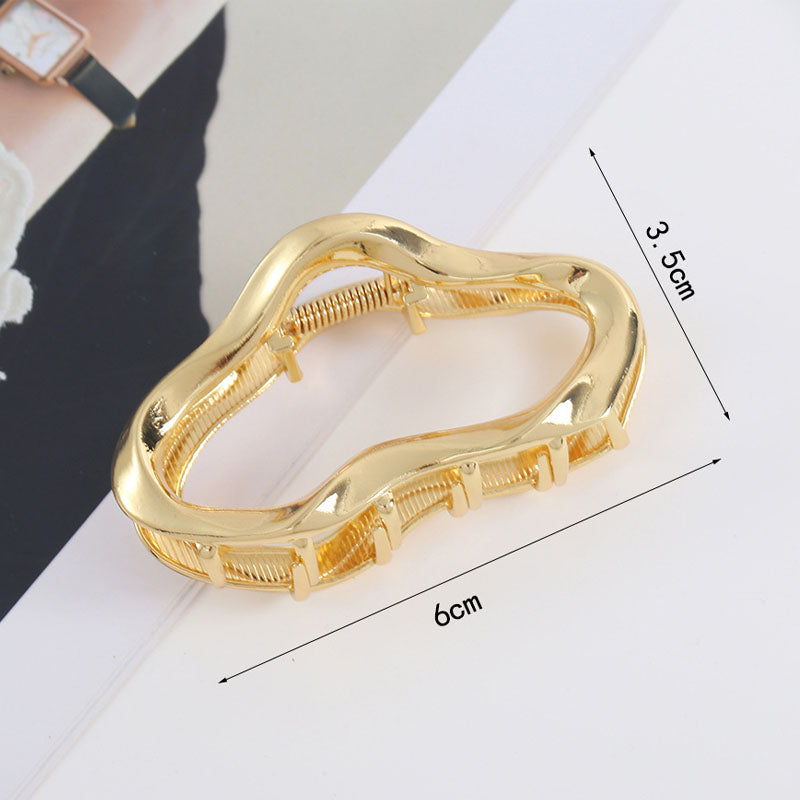 Minimalist Gold Plated Cloud Hair Claw MK2MBEP6W6HCP382