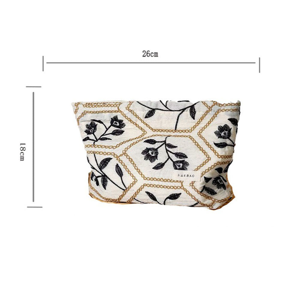 Vintage Floral Cosmetic Bag - DippedShop Wholesale - #6979