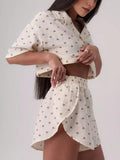 Print Button Down Set - DippedShop Wholesale - #9843