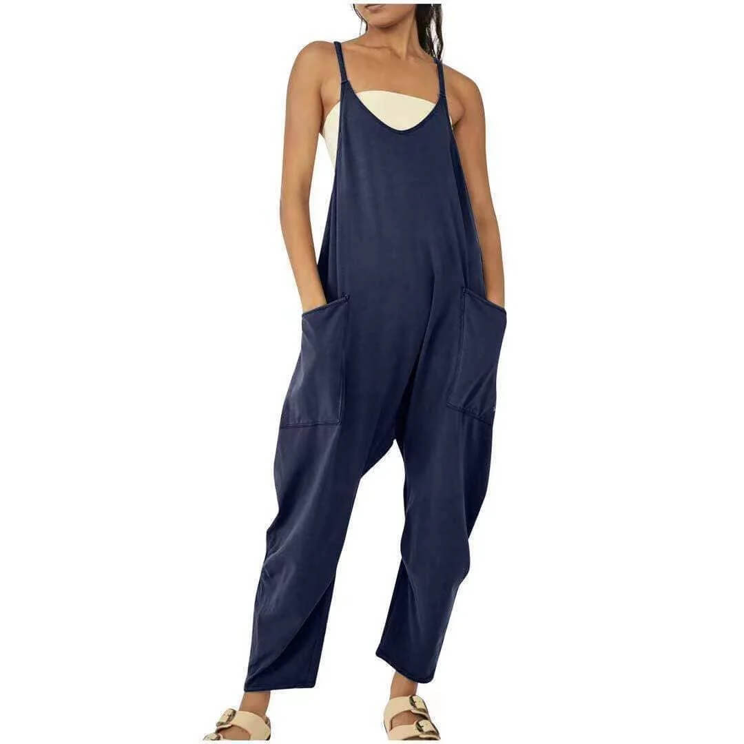 Loose Pocket Jumpsuit - DippedShop Wholesale - #7747