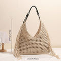 Tassel Hollow Out Beach Tote - DippedShop Wholesale - #6803