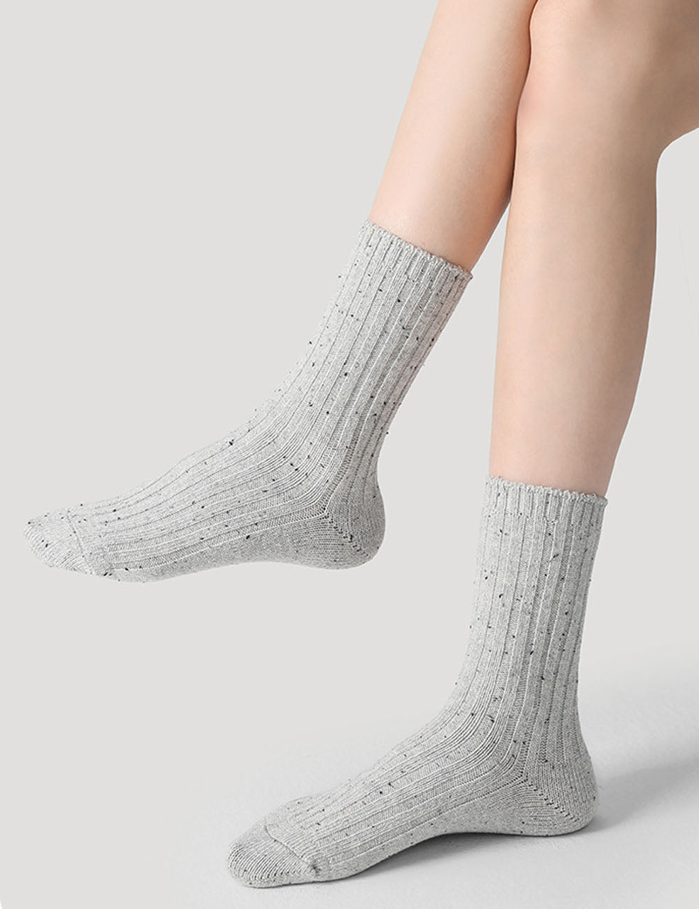 Colorful Dots Solid Color Slouch Socks DP25E993