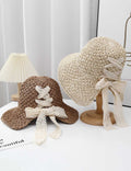 Lace Strap Straw Hat - DippedShop Wholesale - #5523