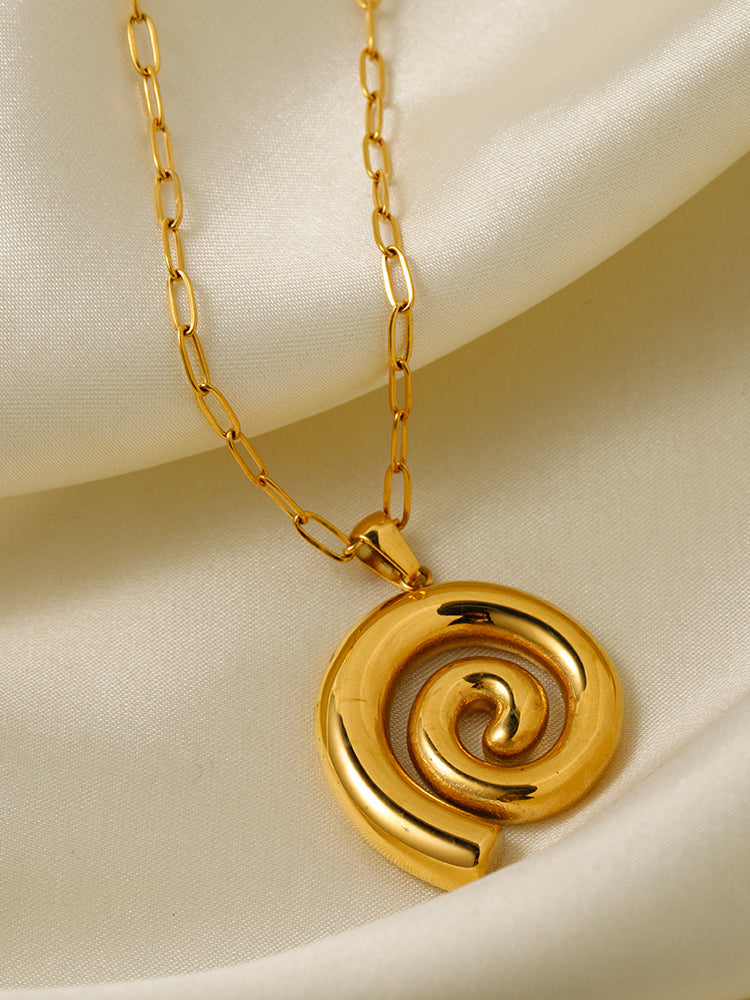 Threaded Circle Pendant Vintage DPJN0805