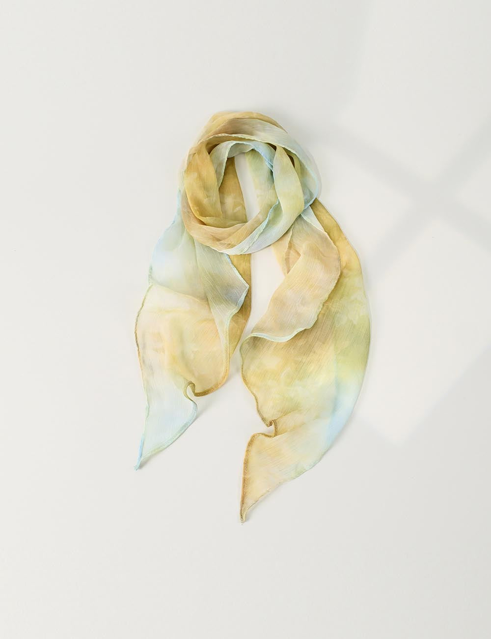 Gradient Tie-Dye Silk Scarf - DippedShop Wholesale - #5331