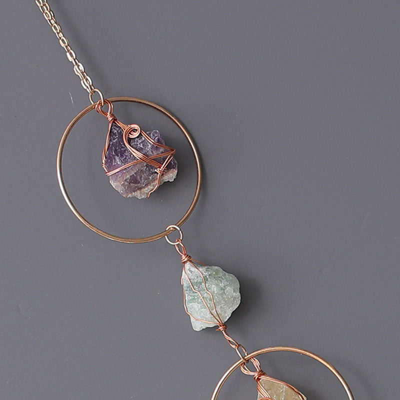 Natural Crystal Wind Chime - DippedShop Wholesale - #4451