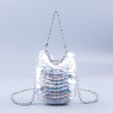Glitter Sequin Bag Handmade Shoulder Bag DP25C676