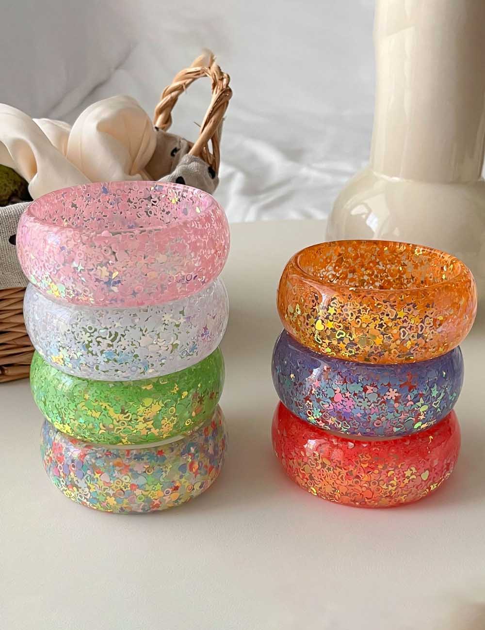 Sparkly Colorful Sequin Resin - DippedShop Wholesale - #1475