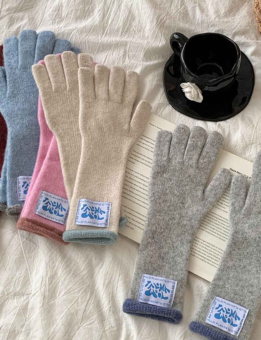Thermal Knit Winter Gloves - DippedShop Wholesale - #7475