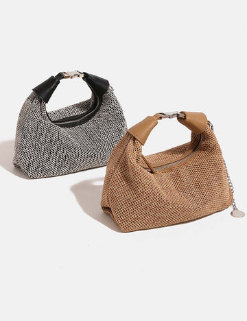 Straw Woven Crossbody Bag - DippedShop Wholesale - #7523