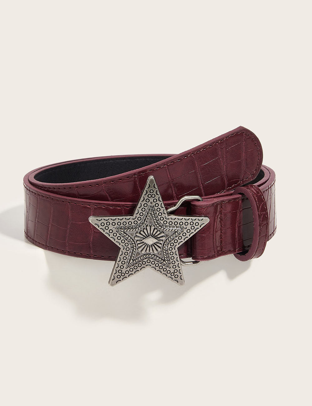 Fashion Star Buckle Dress Waist Leather Belt MK2LEEP6W6JBT51