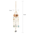 Gold Crystal Suncatcher Pendant - DippedShop Wholesale - #9443
