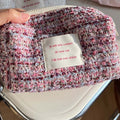 Luxury Tweed Cosmetic Bag - DippedShop Wholesale - #1763