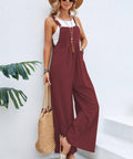 Solid Color Jumpsuit - DippedShop Wholesale - #9331