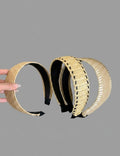 Boho Woven Wide Headband - DippedShop Wholesale - #1539
