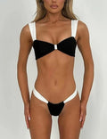Color Block Strap Bikini - DippedShop Wholesale - #4691